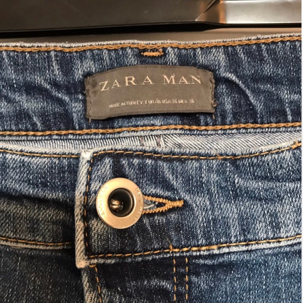 Zara Ripped Slim Fit Jeans - Picture 5 of 5
